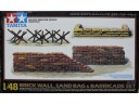 田宮 TAMIYA Brick Wall, Sand Bag & Barricade Set 1/48 NO.32508